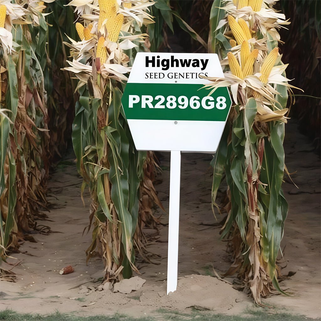 2' x 3' White Field Plot Signs