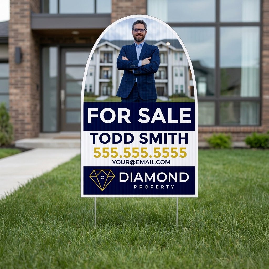 21"x32.8" Dome Shaped Yard Sign