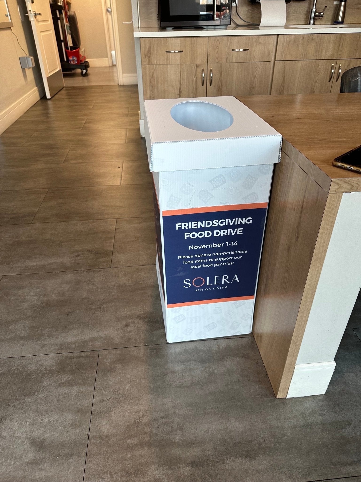 22.3 Gallons - Custom Full Wrap Print - Disposable Corrugated Plastic Trash Cans