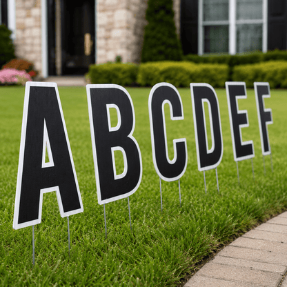 22.75" Bebas Solid Color Alphabet Set Yard Letter Set - 26 pcs