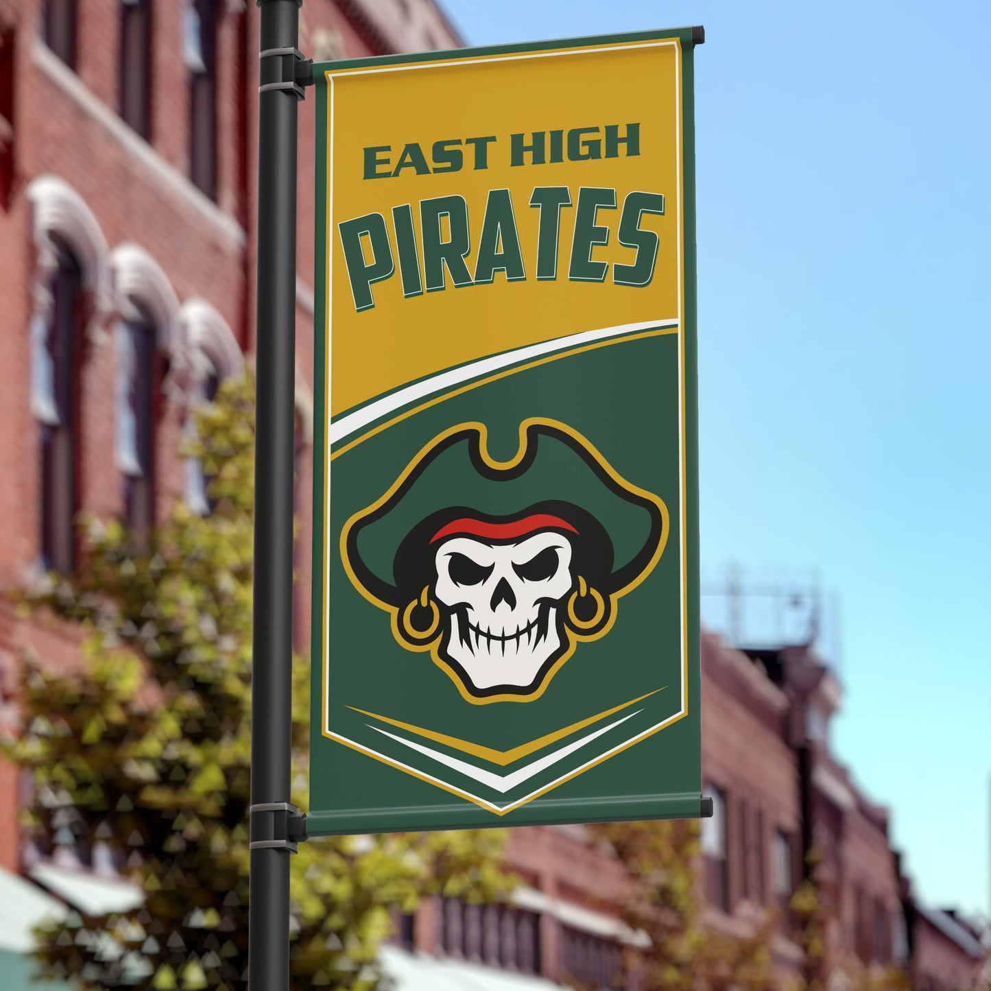 24"x48" Custom School Pole Banner