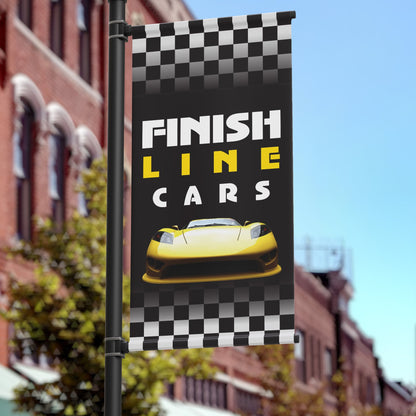 24"x48" Promotional Pole Banner, Car Dealership