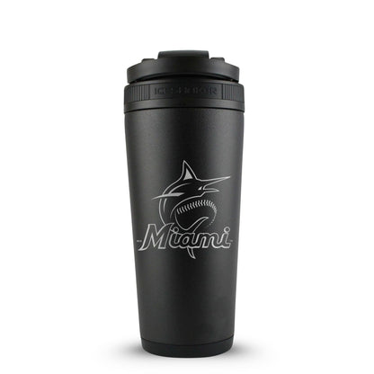 Officially Licensed Miami Marlins 26oz Ice Shaker