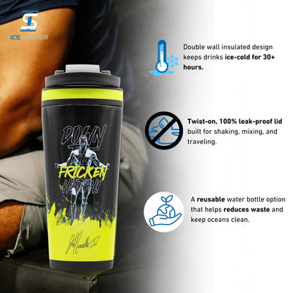Ice Shaker 4D Series 26oz Shaker Bottle - Down The Hatch