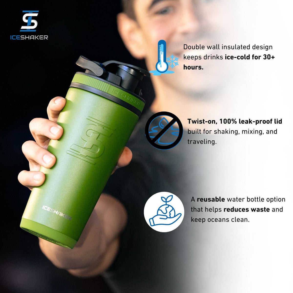 Officially Licensed Dallas Stars 26oz Ice Shaker