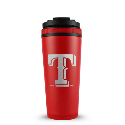 Officially Licensed Texas Rangers 26oz Ice Shaker - Red