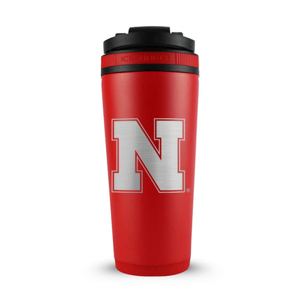 Officially Licensed University of Nebraska 26oz Ice Shaker