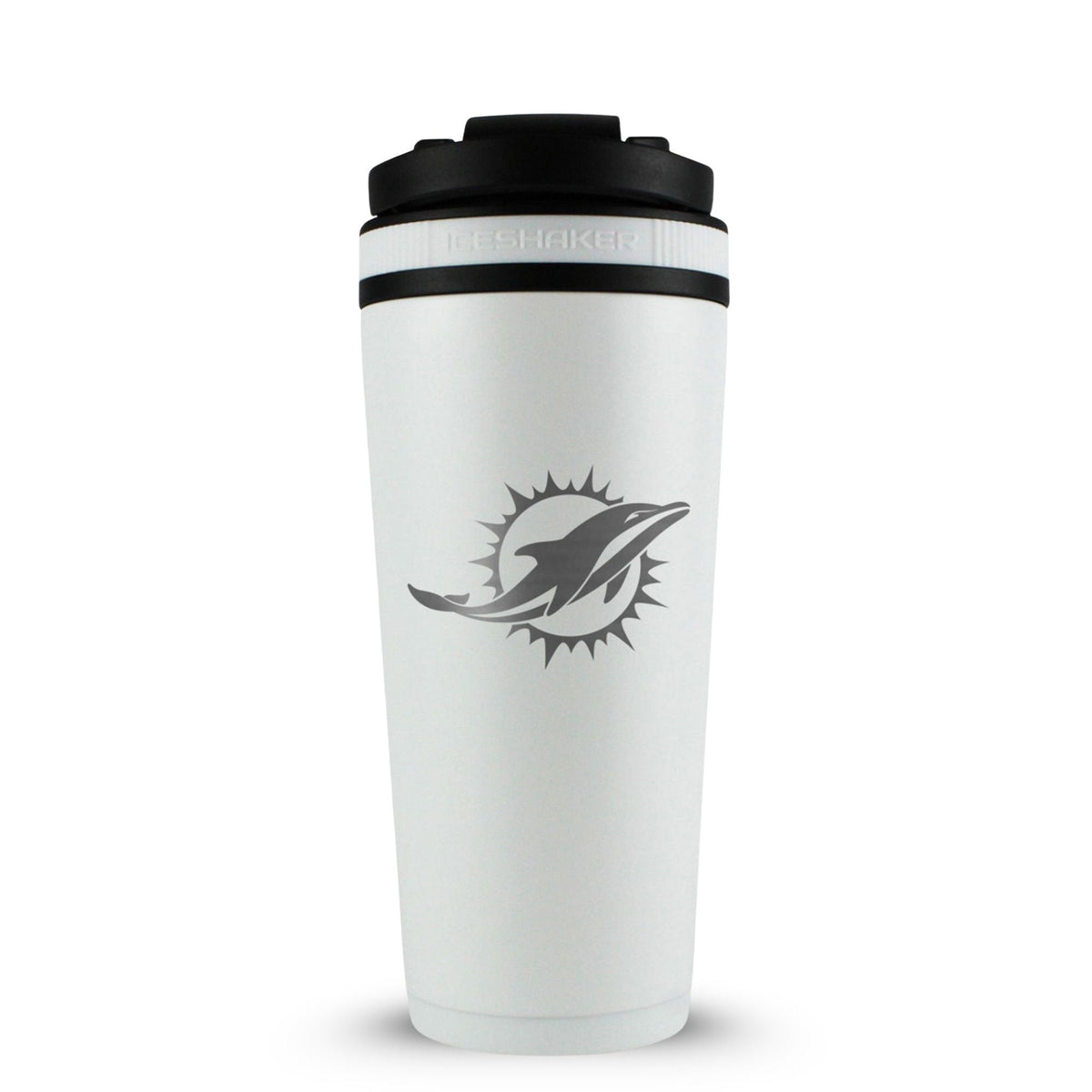 Officially Licensed Miami Dolphins 26oz Ice Shaker
