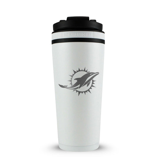 Officially Licensed Miami Dolphins 26oz Ice Shaker