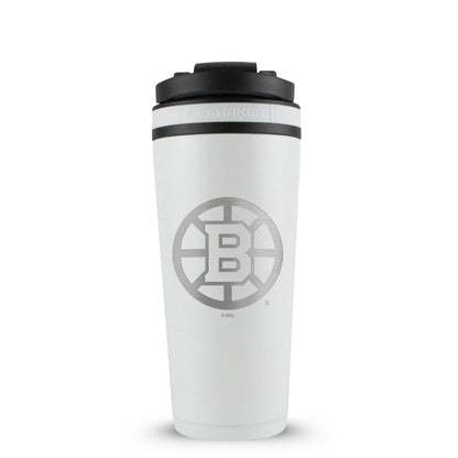 Officially Licensed Boston Bruins 26oz Ice Shaker - White