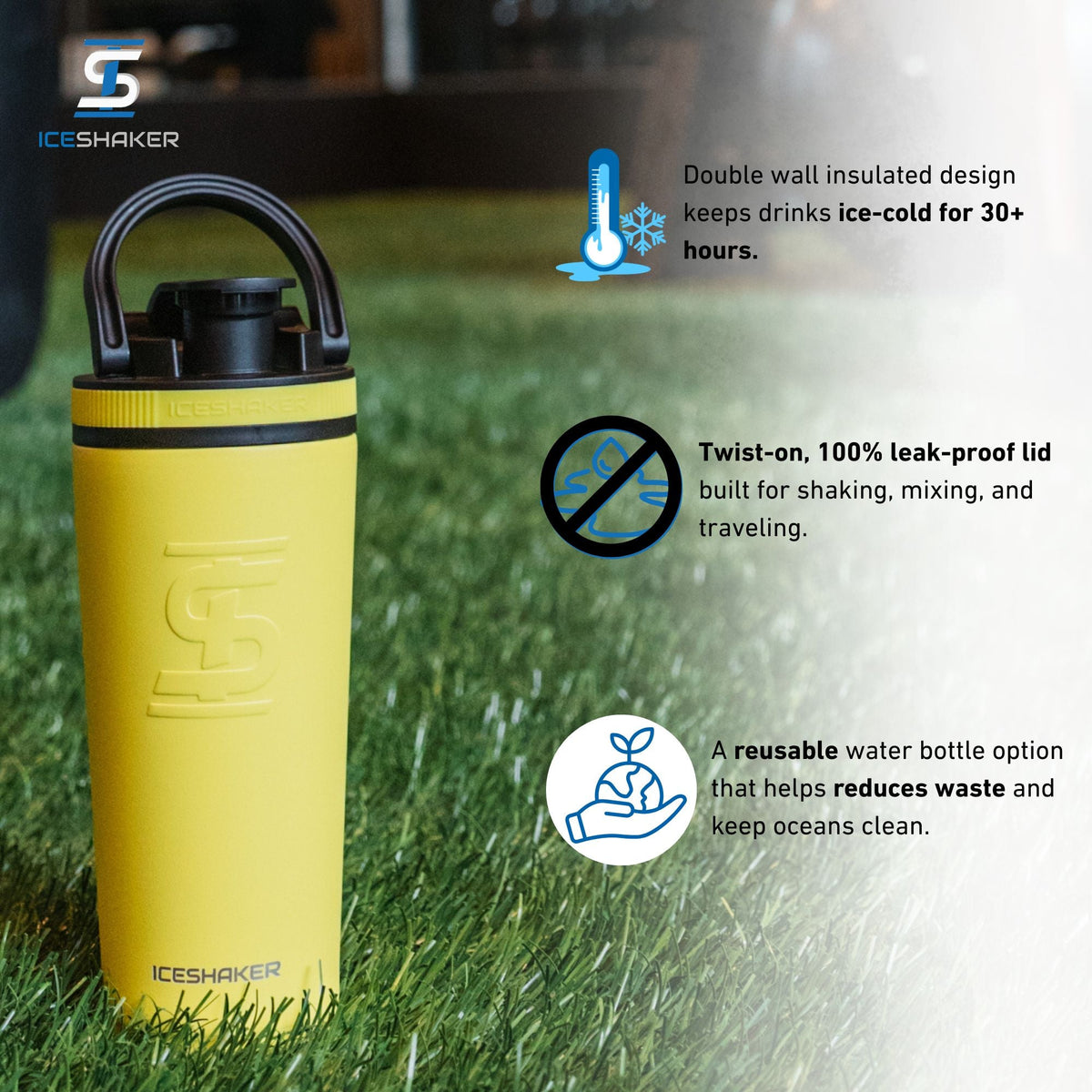 Officially Licensed Pittsburgh Penguins 26oz Ice Shaker - Yellow