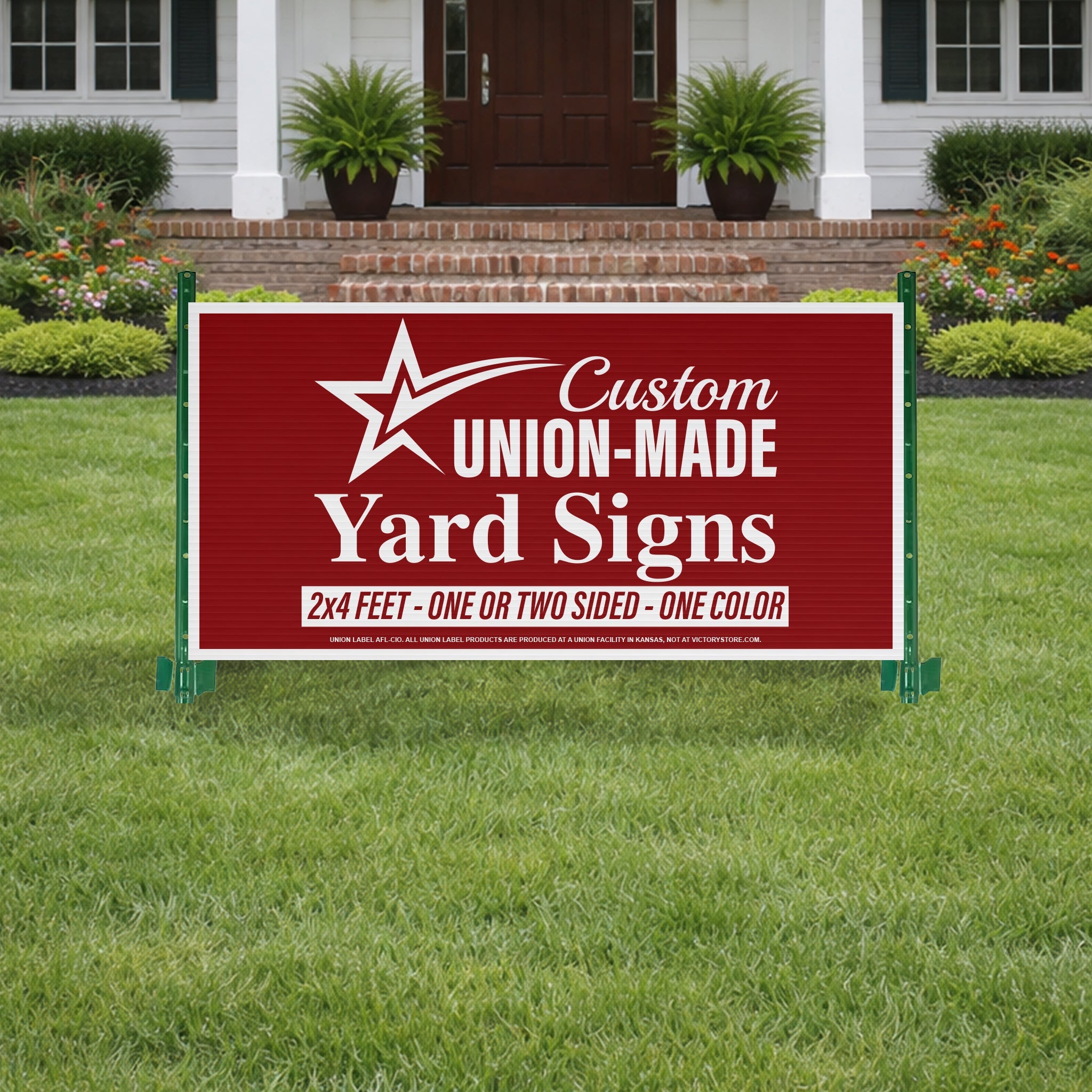 Union Made Yard Signs | Political Lawn Signs | VictoryStore ...