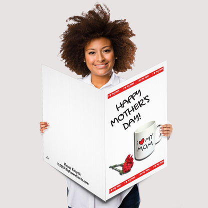 3' Custom Giant Mother's Day Greeting Card