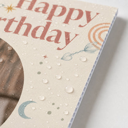 3 Foot Jumbo Custom Birthday Card with Photo & Personalized Message