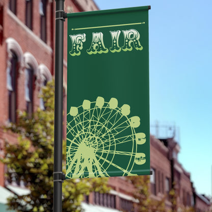 36"x90" Promotional Pole Banner, Fair