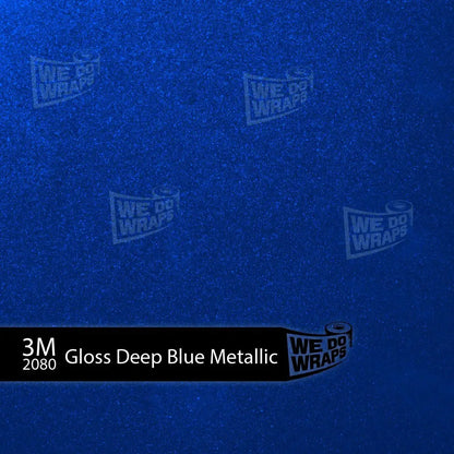 3M Deep Blue Metallic Tesla Steering Wheel Trim Decal Kit (3pcs) | Cybertruck