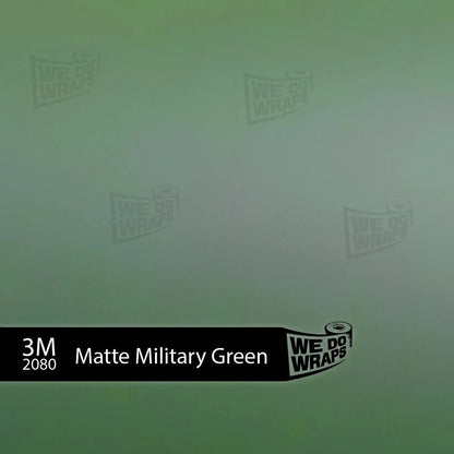 3M Matte Military Green Tesla Steering Wheel Trim Decal Kit (3pcs) | Cybertruck