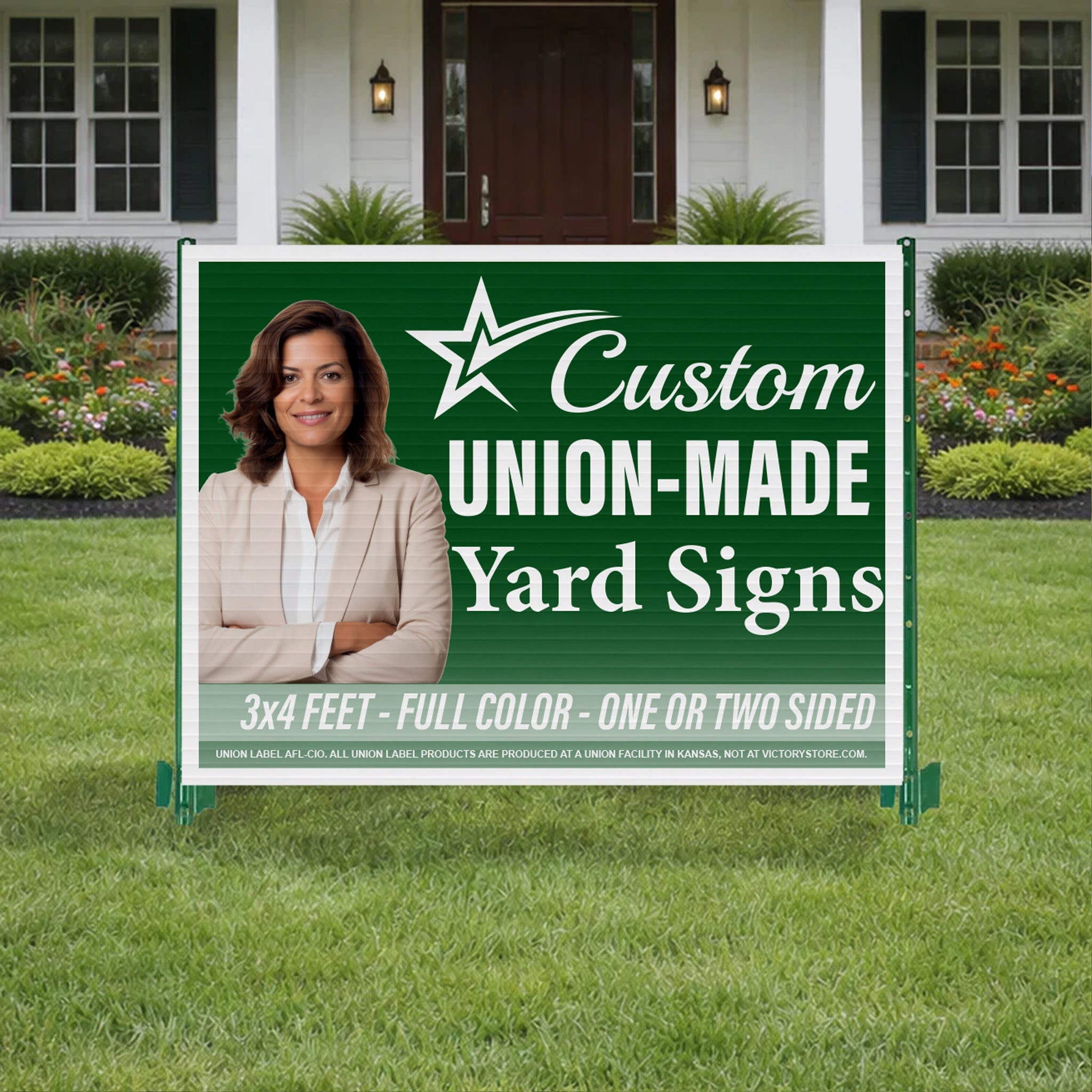 Union Made Yard Signs | Political Lawn Signs | VictoryStore ...