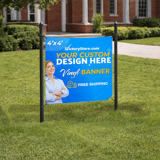 Custom 4'x4' Vinyl Banner
