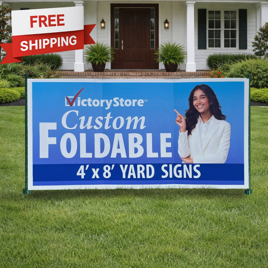 4'x8' Custom Foldable Highway & Road Sign