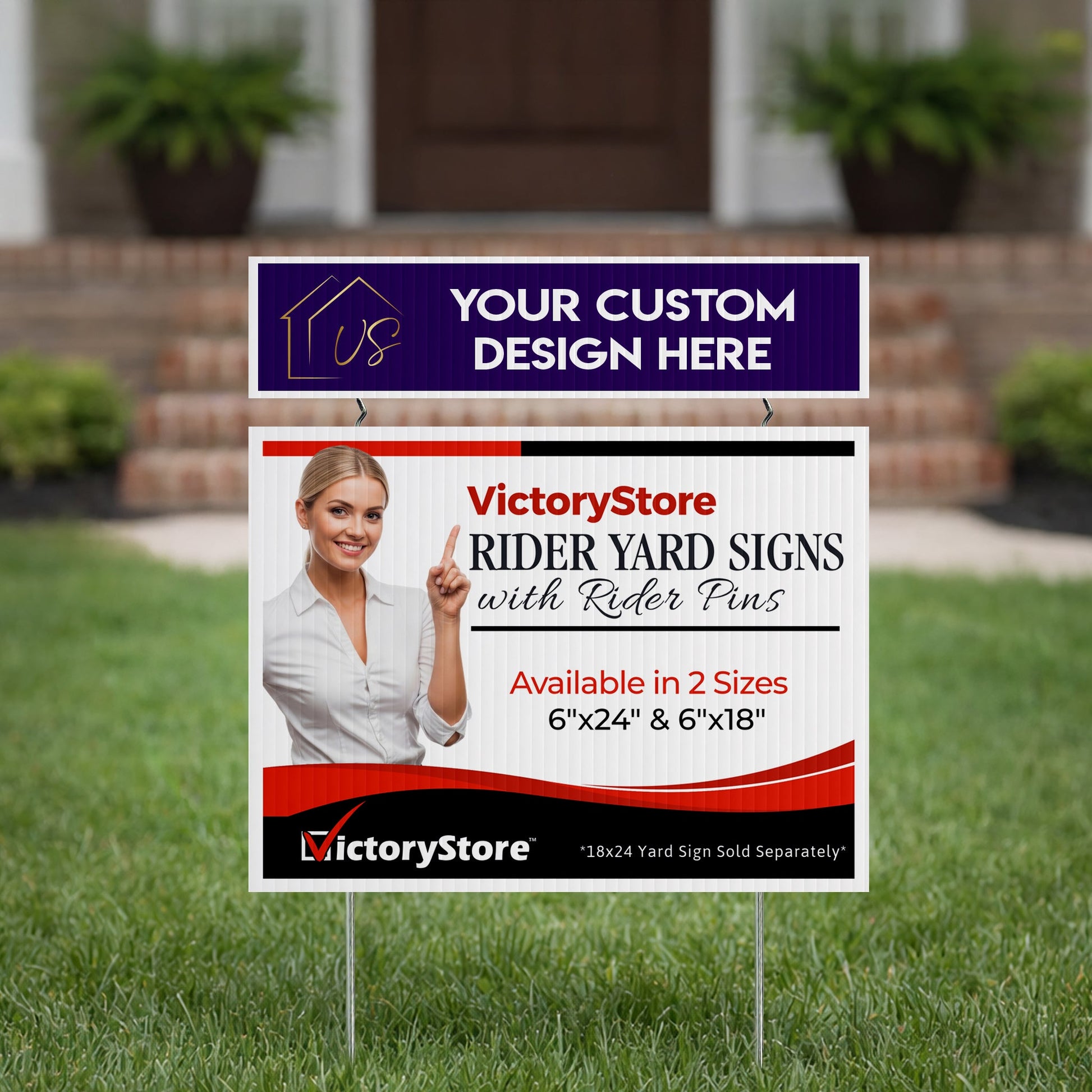 Sign Rider Cut Out Custom Yard Sign Riders | 6