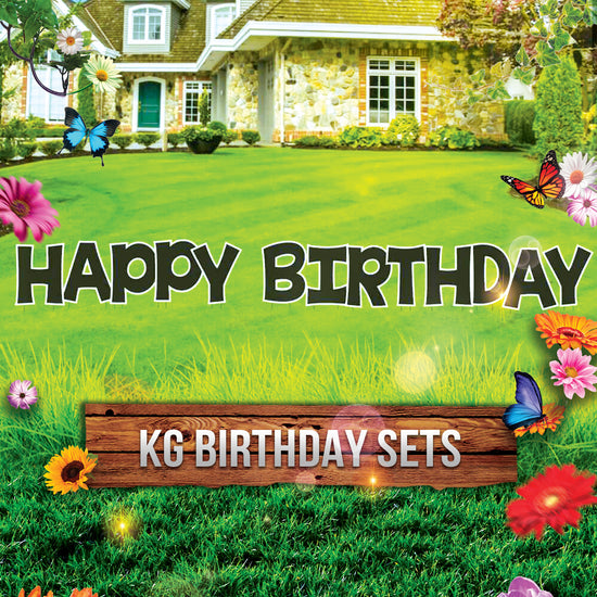 KG Happy Birthday Sets