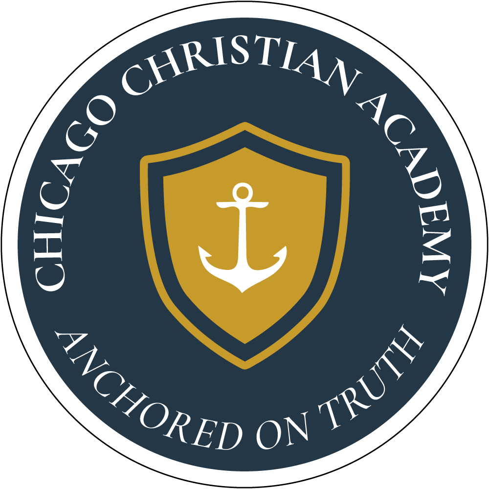 Chicago Christian Academy - 5" Round Vehicle Car Magnet