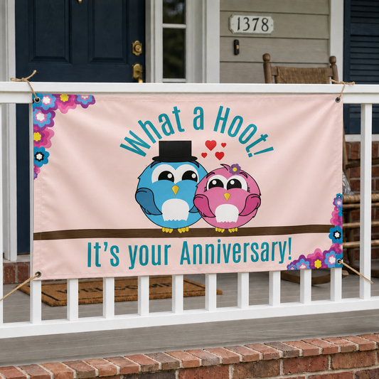 Anniversary Banner - What A Hoot