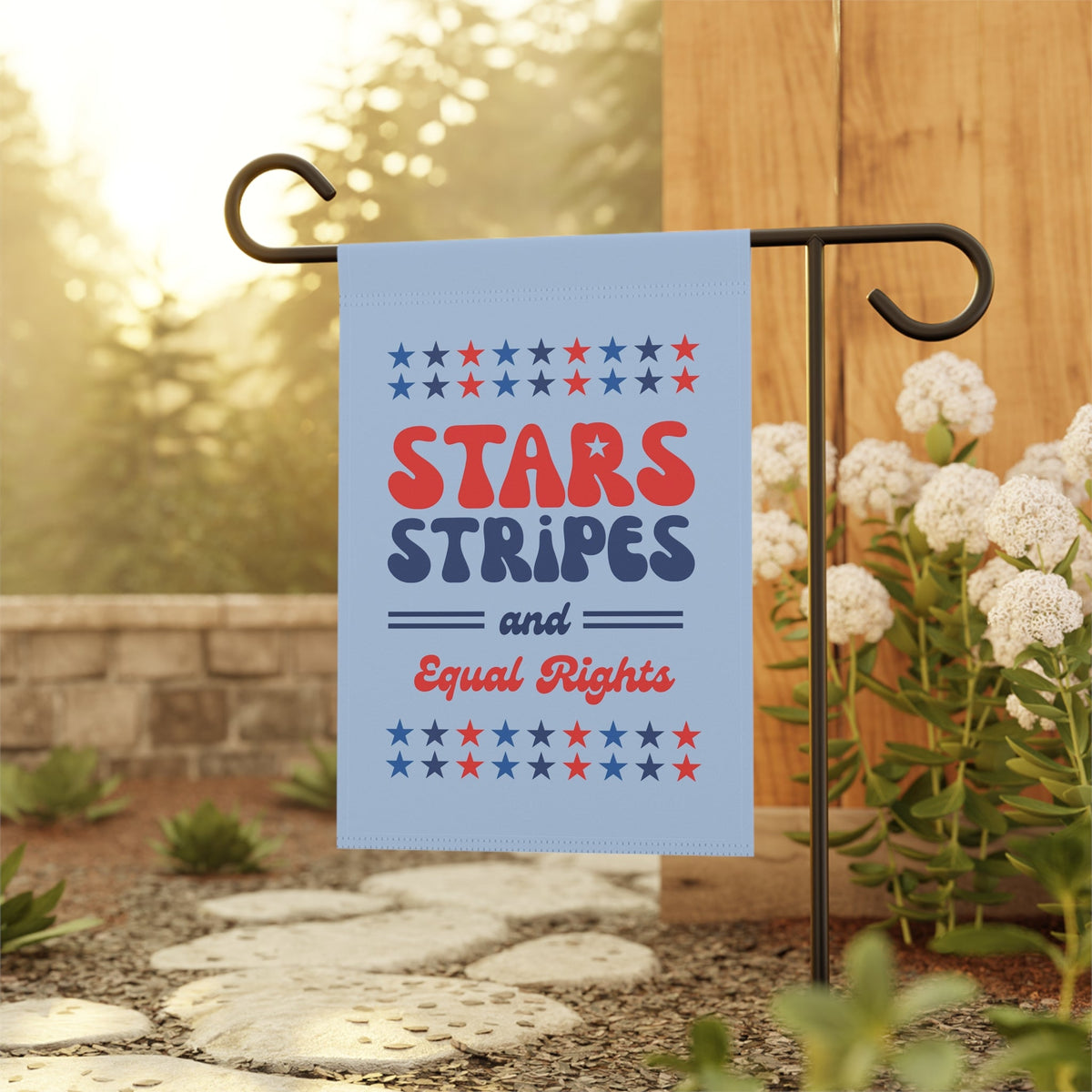 Stars Stripes and Equal Rights Patriotic Flag