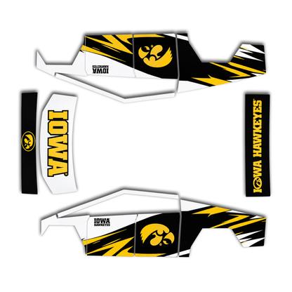 VictoryStore Iowa Hawkeyes Wrap Panel Kit for Cybertruck – Hawkeye Stripe