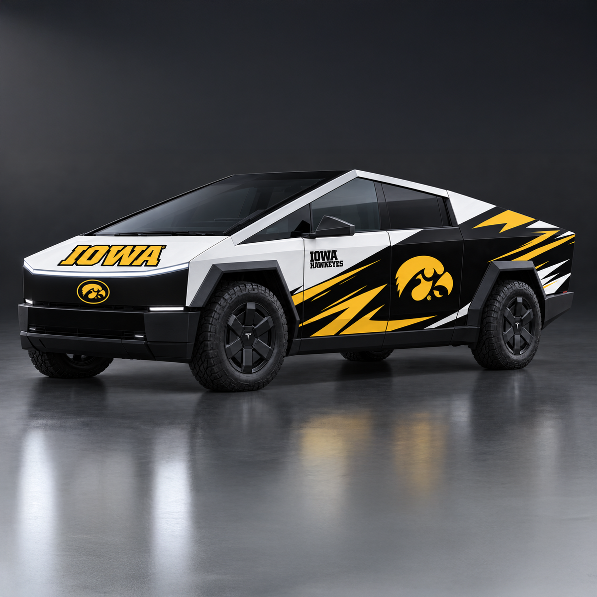 VictoryStore Iowa Hawkeyes Wrap Panel Kit for Cybertruck – Hawkeye Stripe