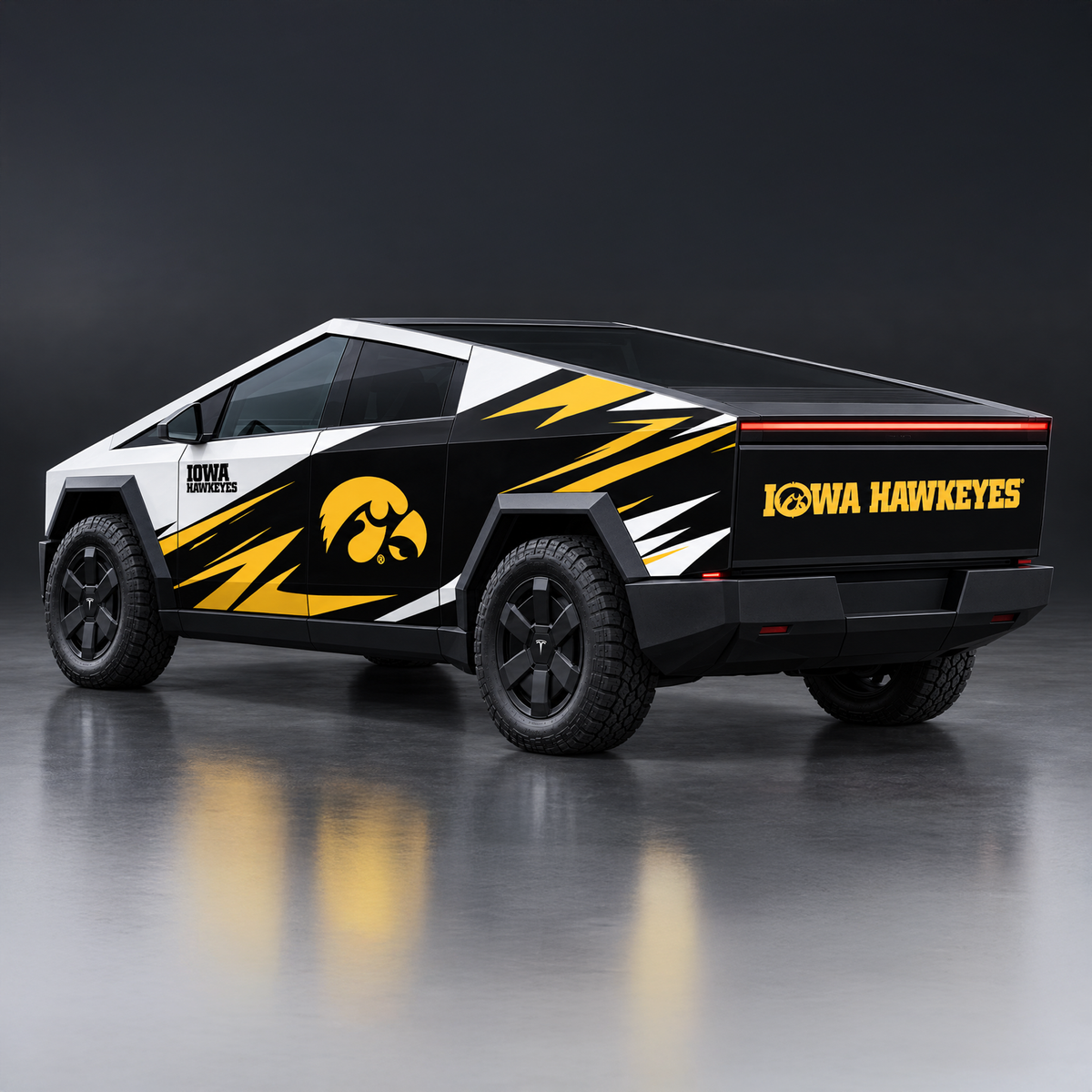 VictoryStore Iowa Hawkeyes Wrap Panel Kit for Cybertruck – Hawkeye Stripe
