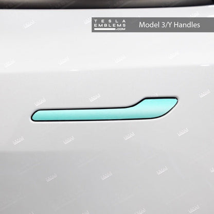 3M Satin Key West Tesla Door Handle Decals (4pcs)