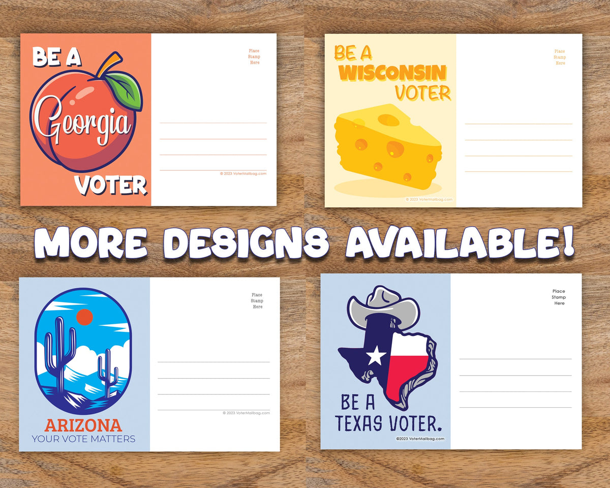 Texas Voter Postcards - Blank 4x6 Voter Postcards