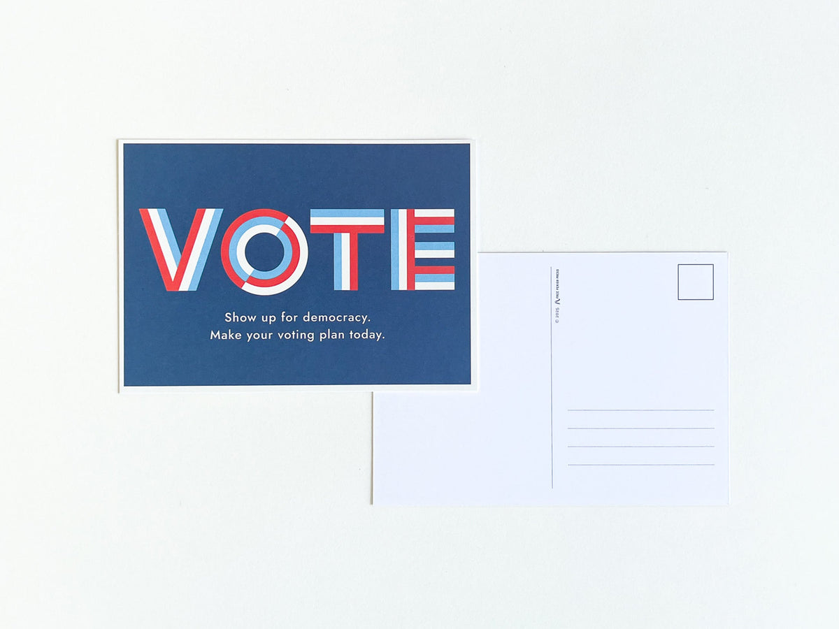 Show Up - Political Action Postcards Set of 12