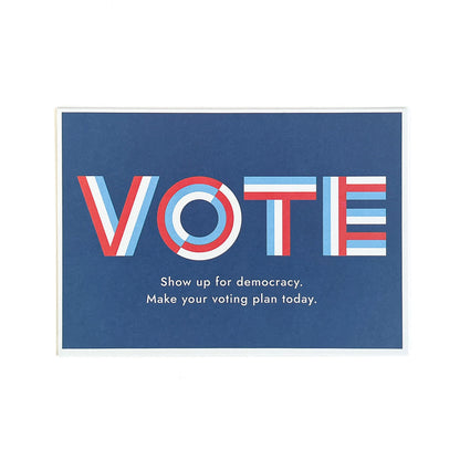 Show Up - Political Action Postcards Set of 12