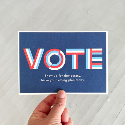 Show Up - Political Action Postcards Set of 12