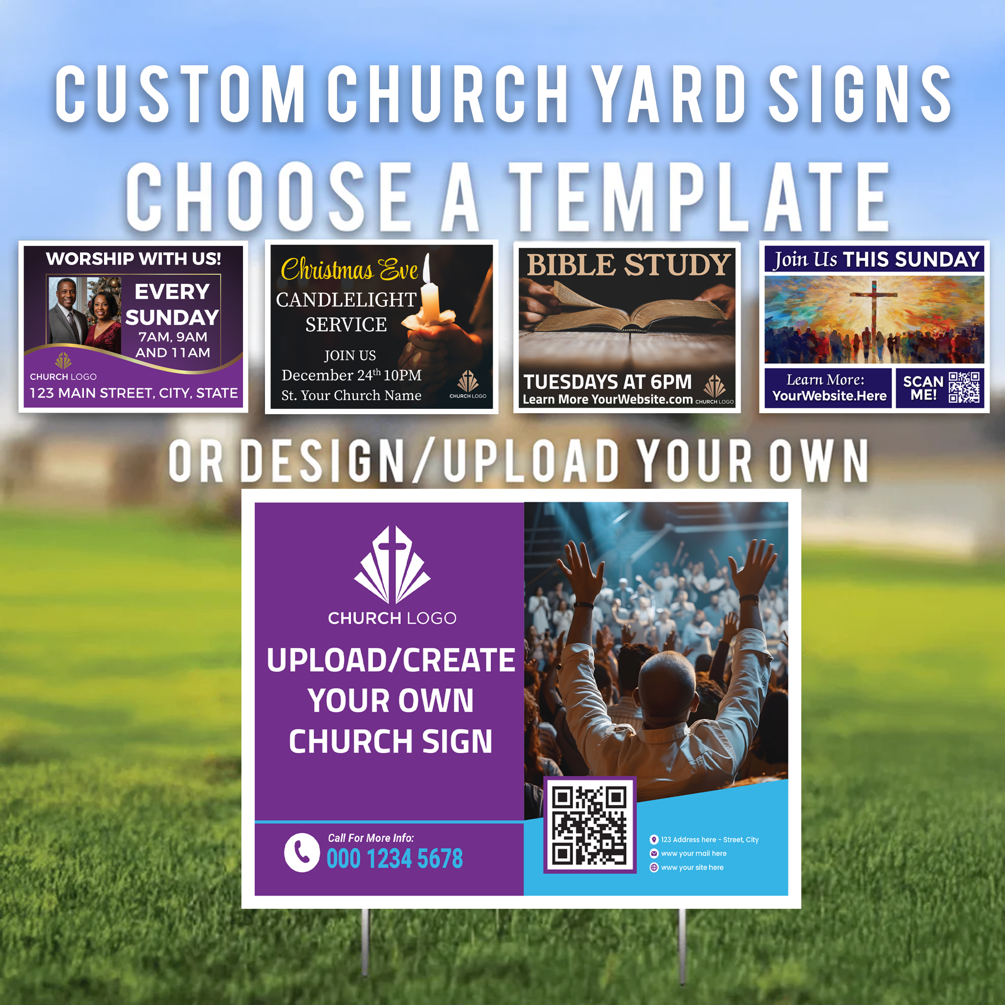 Custom Yard Signs for Church Events & Holidays – VictoryStore.com
