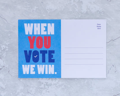 Voter Postcard Variety Pack – 125 Bulk Postcards, 5 Designs