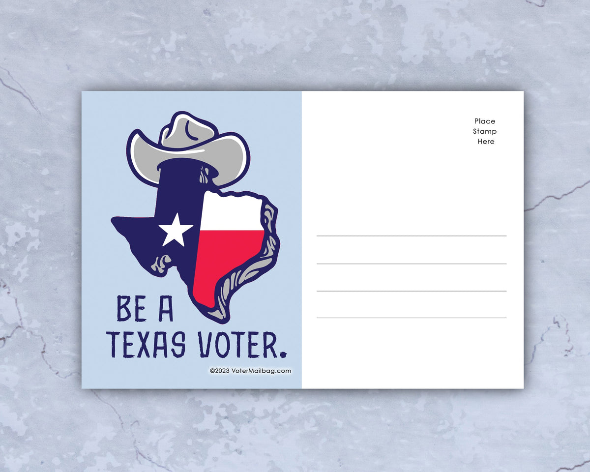 Texas Voter Postcards - Blank 4x6 Voter Postcards