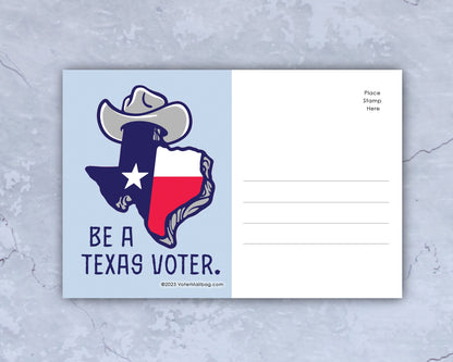 Texas Voter Postcards - Blank 4x6 Voter Postcards