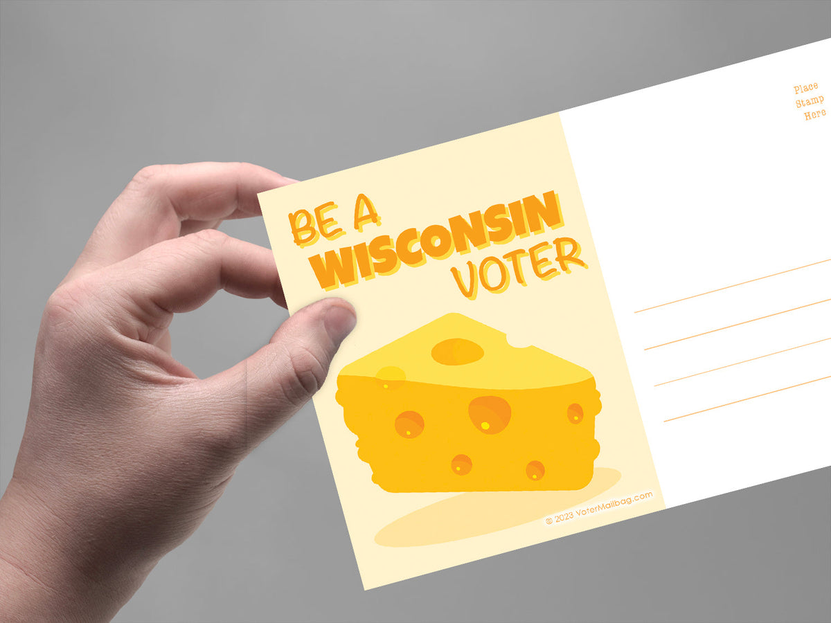 Wisconsin Voter Postcards - Blank 4x6 Voter Postcards