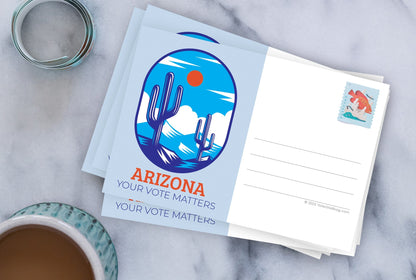 Arizona Voter Postcards - Blank 4x6 Voter Postcards