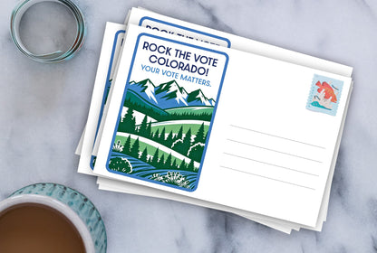 Colorado Voter Postcards - Blank 4x6 Voter Postcards