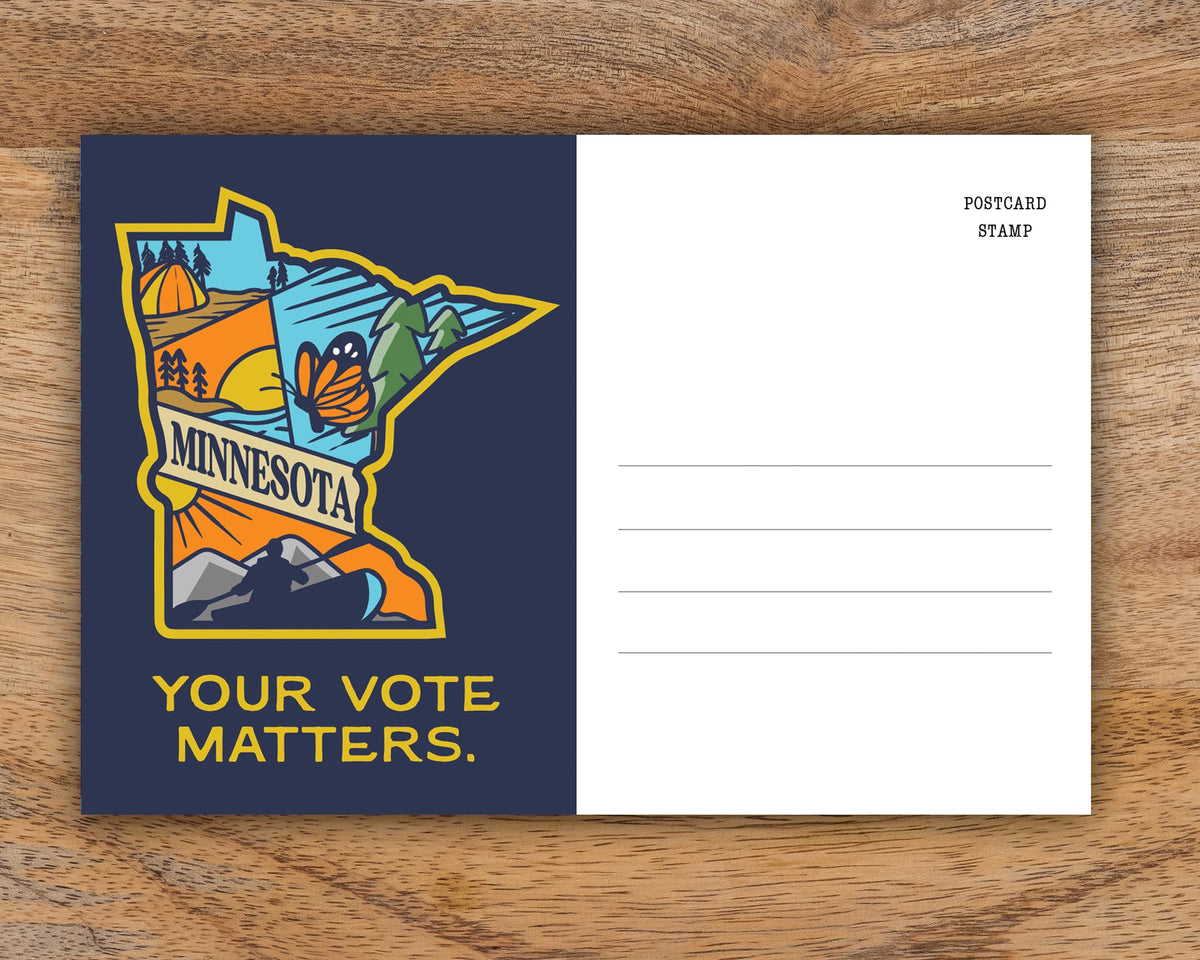 Minnesota Voter Postcards - Blank 4x6 Voter Postcards