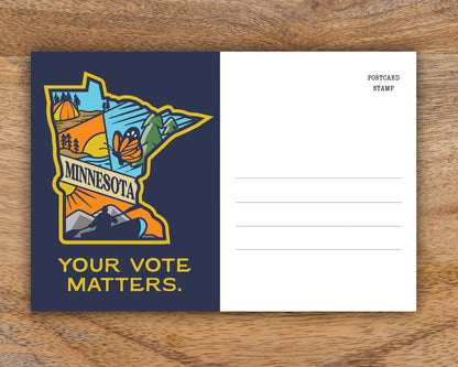 Minnesota Voter Postcards - Blank 4x6 Voter Postcards