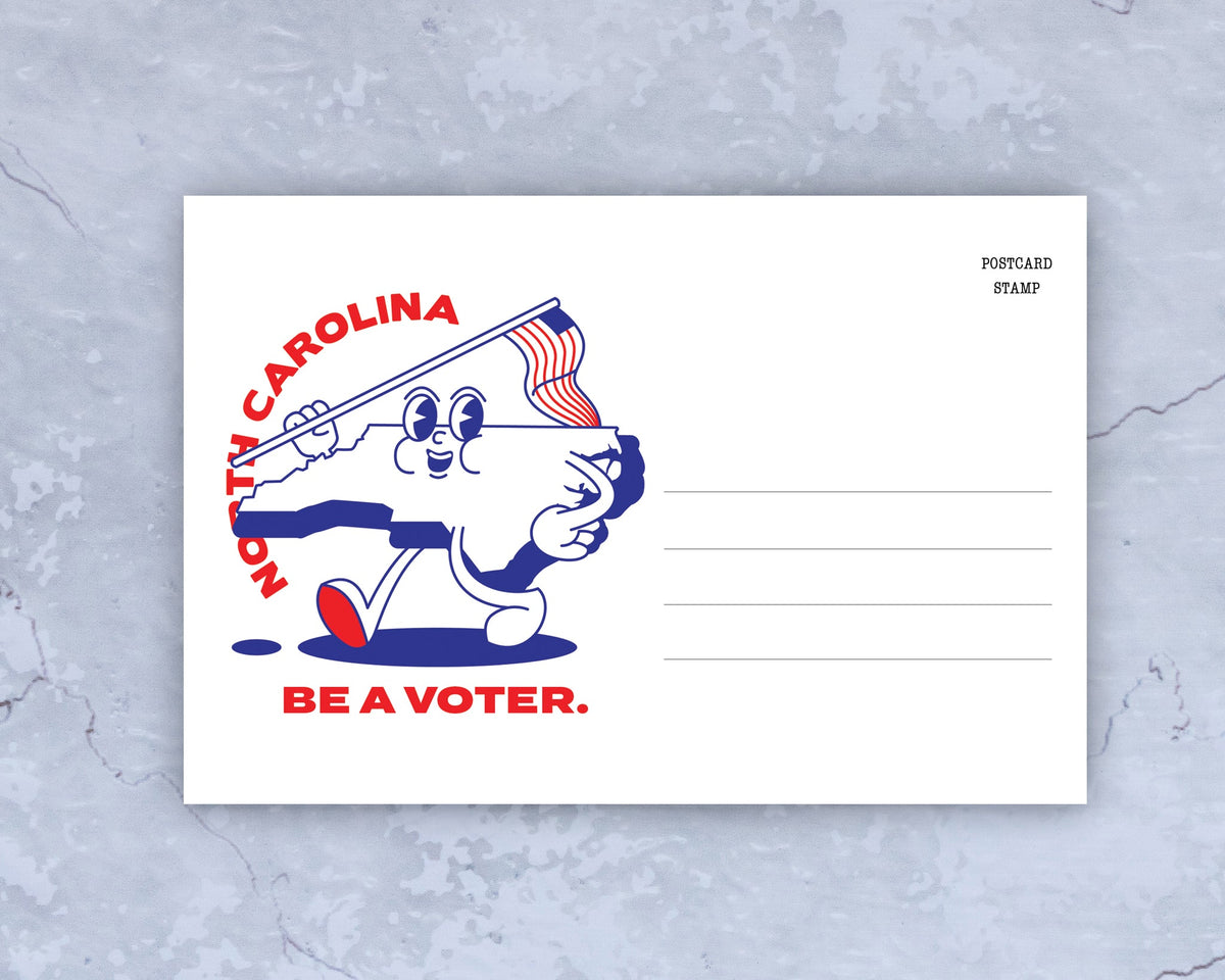 North Carolina Voter Postcards - Blank 4x6 Voter Postcards