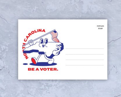 North Carolina Voter Postcards - Blank 4x6 Voter Postcards