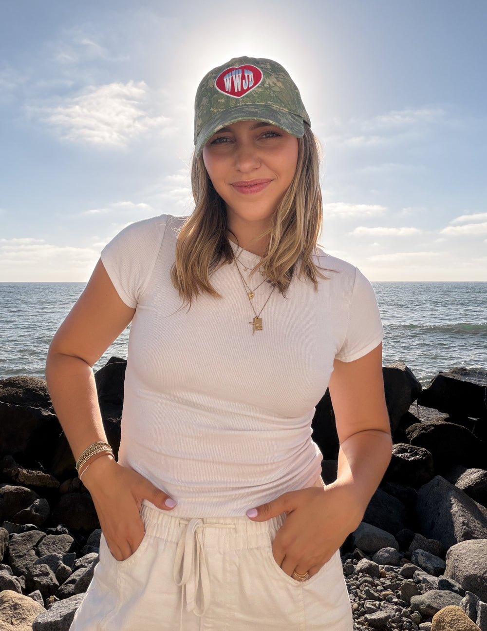 WWJD Camo Hat