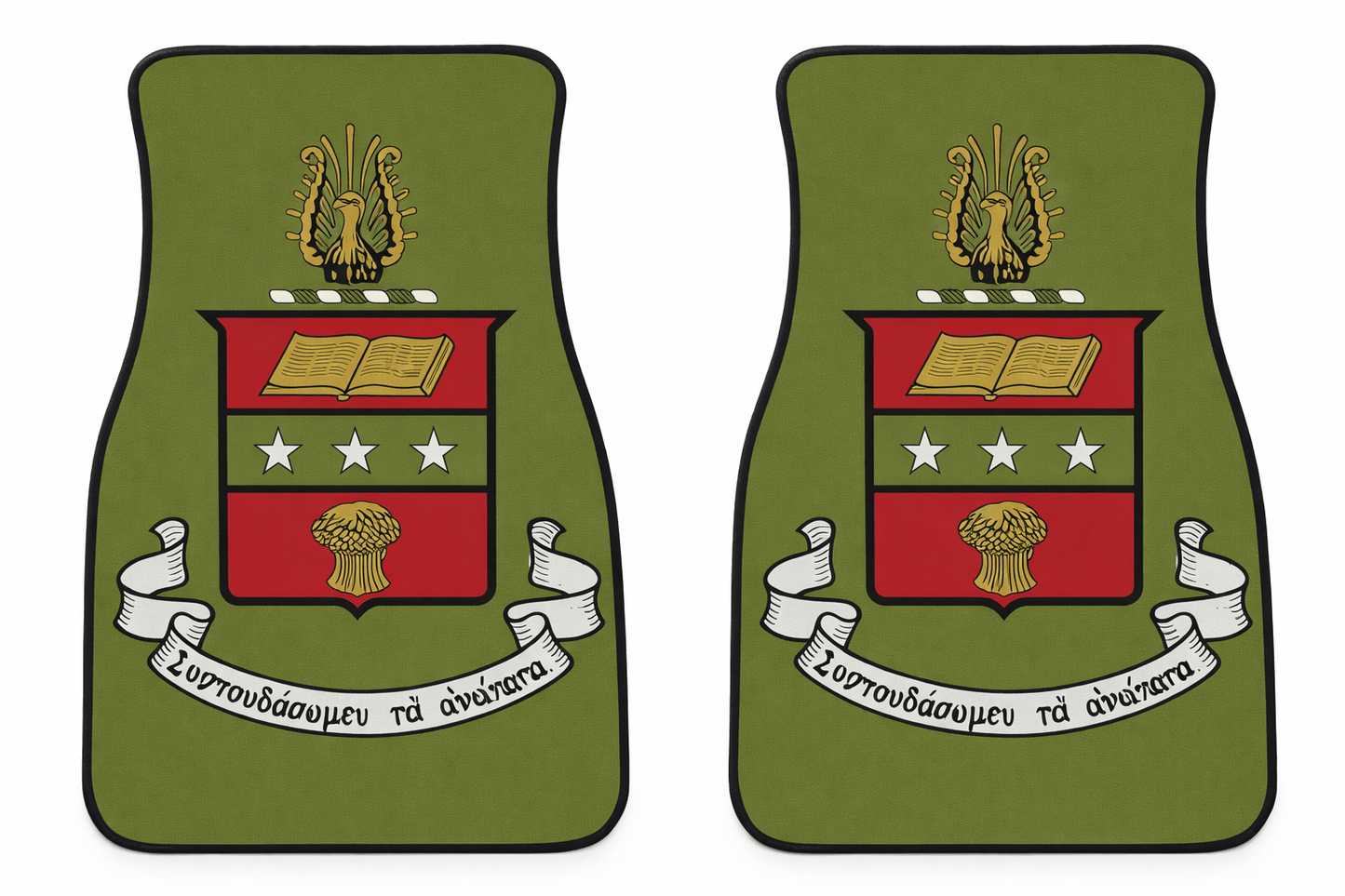 Alpha Chi Omega Car Floor Mat Set (2pcs)